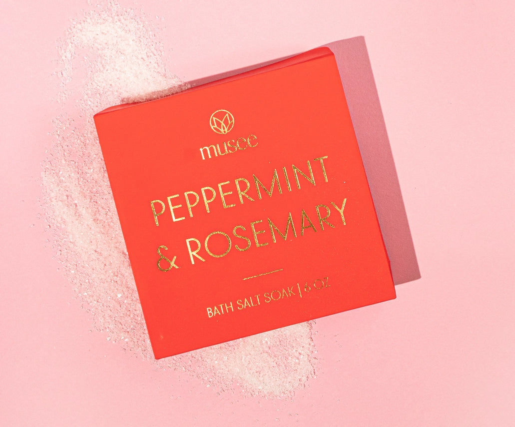 Peppermint &amp; Rosemary Mini Salt Soak