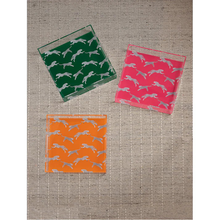 Cheetah Acrylic Tray