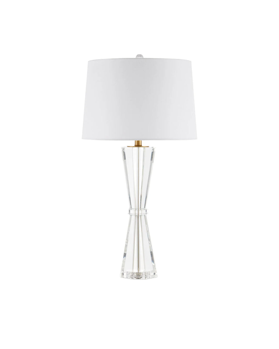 Hourglass Crystal Table Lamp