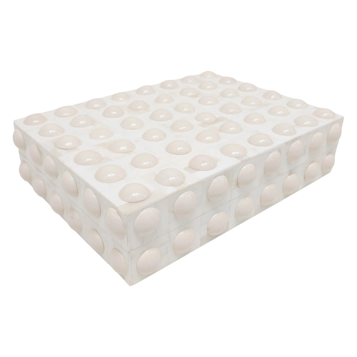White Button Box