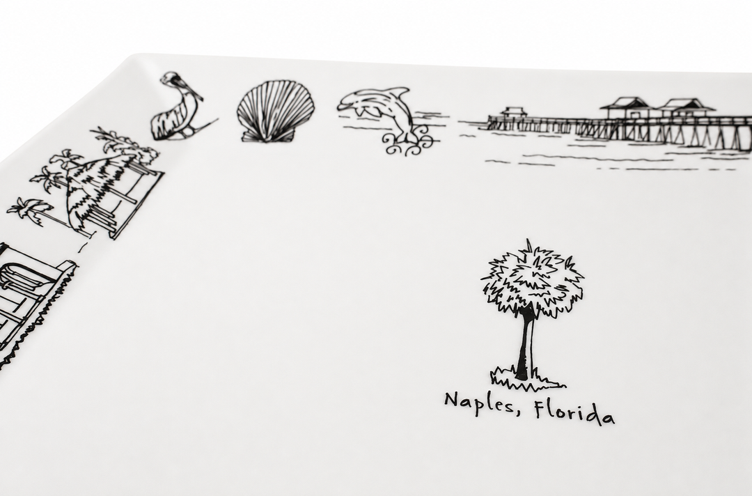Naples Rectangular Plate
