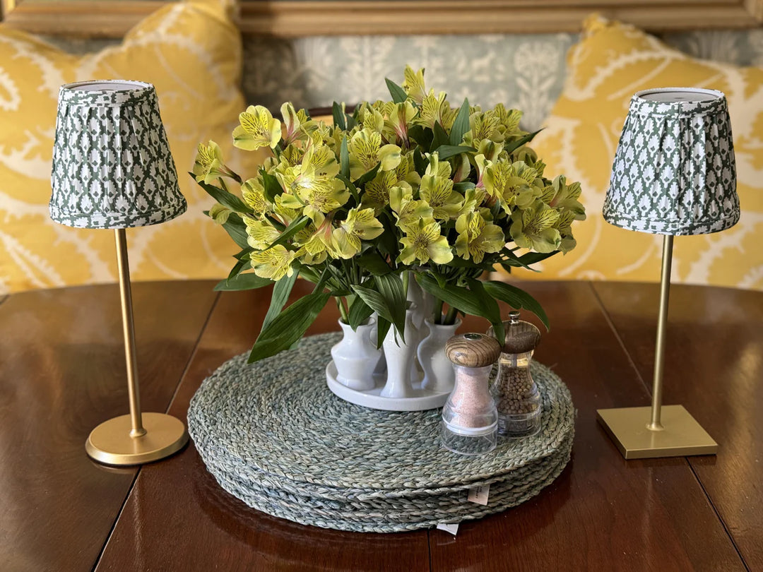 Green Fabric Shade