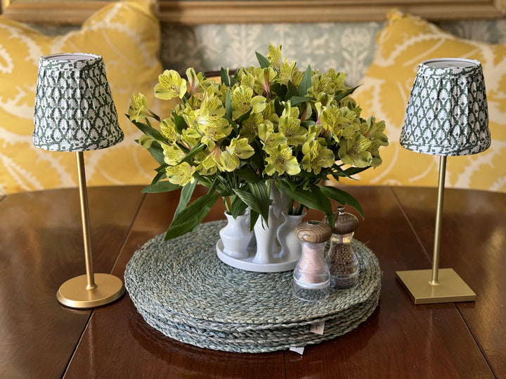 Green Fabric Shade