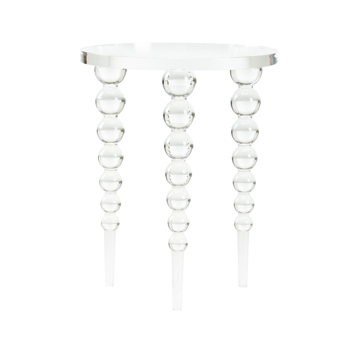 Acrylic Ball Side Table