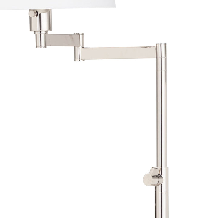 Adjustable Polished Nickel Floor Lamp