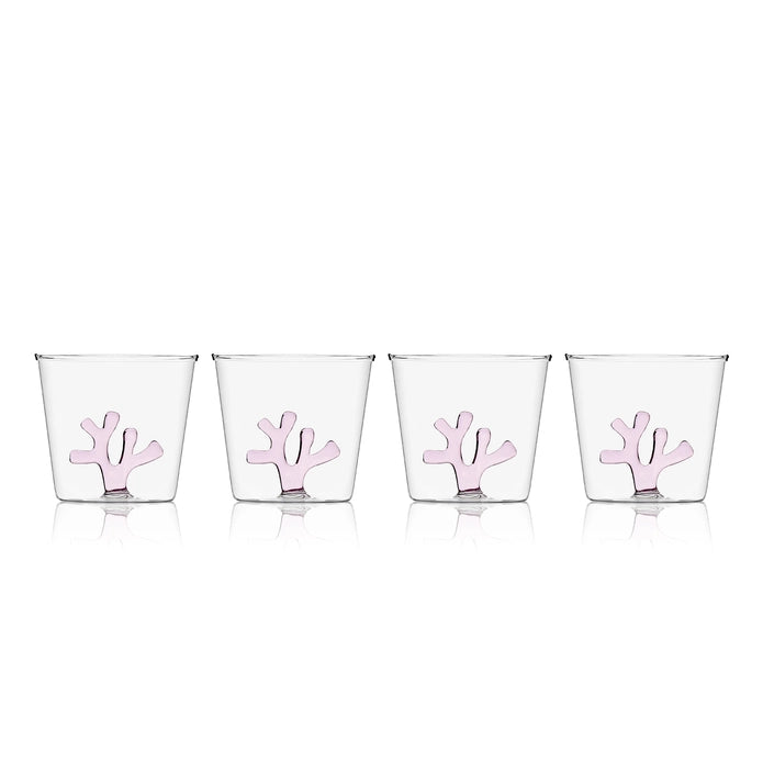 Coral Tumbler Glasses Set