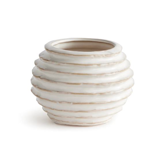 White Avani Pot- Small