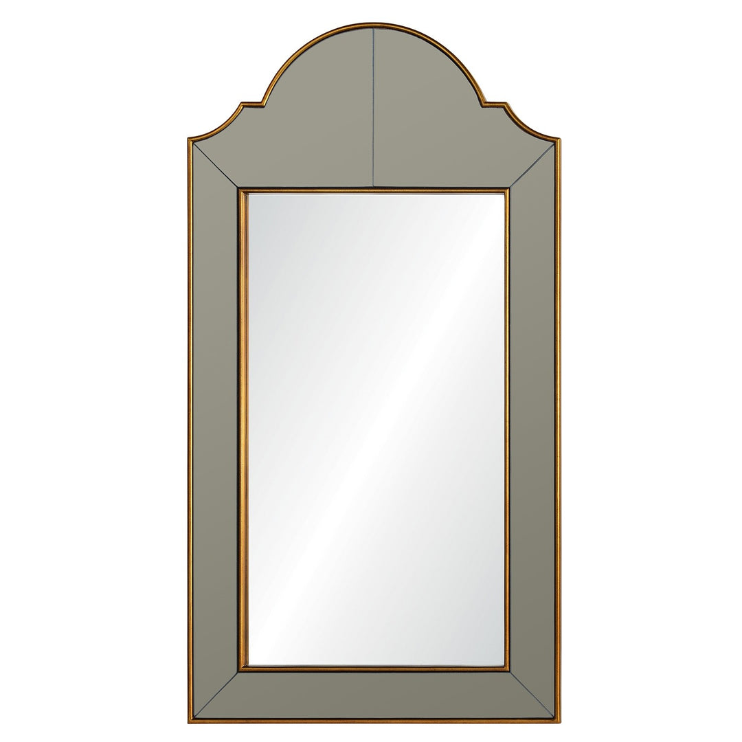 Gold &amp; Grey Framed Mirror