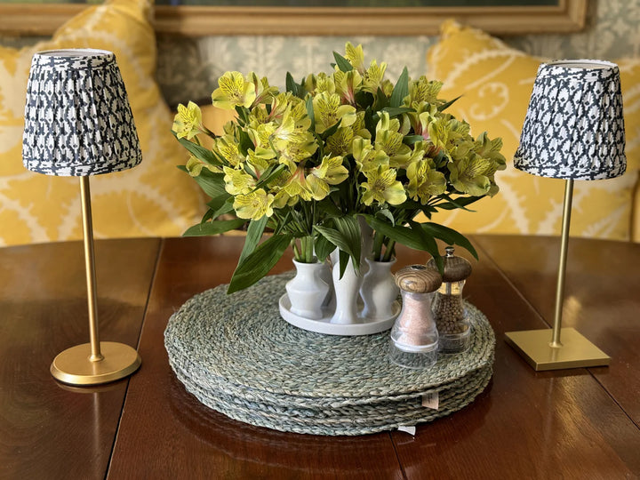 Navy Fabric Shade