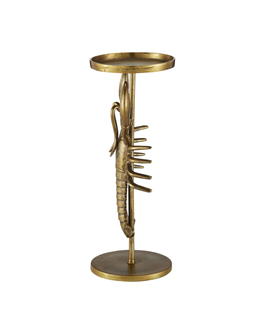 Brass Lobster Drinks Table