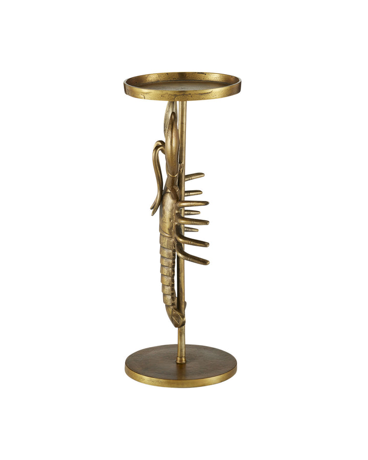 Brass Lobster Drinks Table