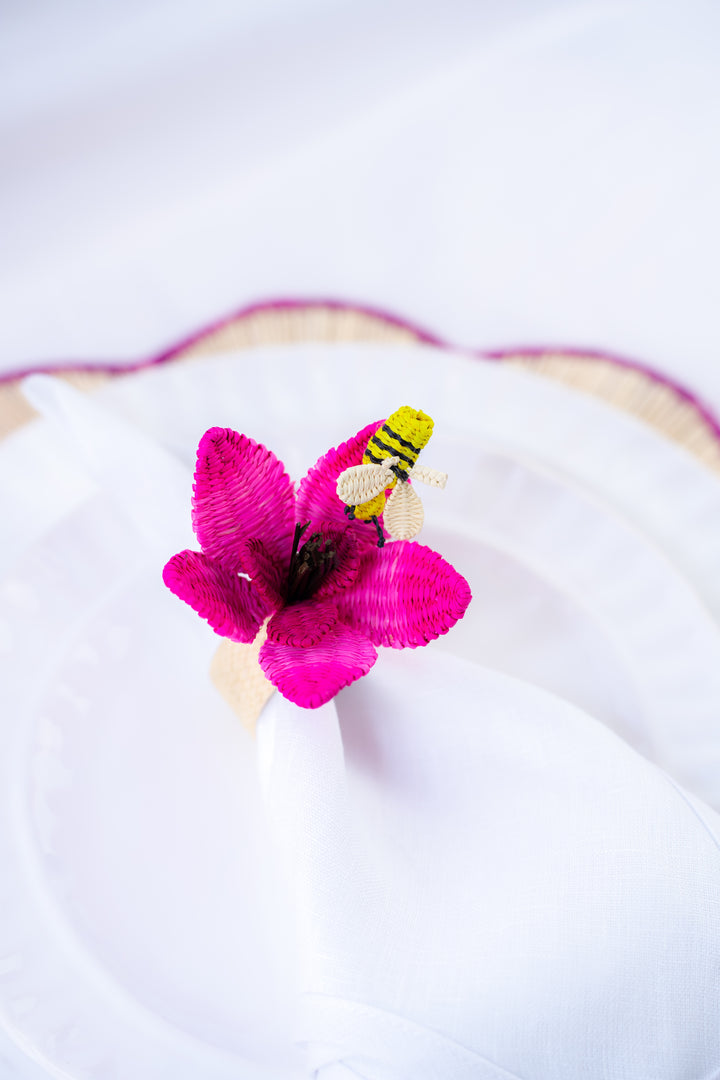 Bee Napkin Ring-Set of 4