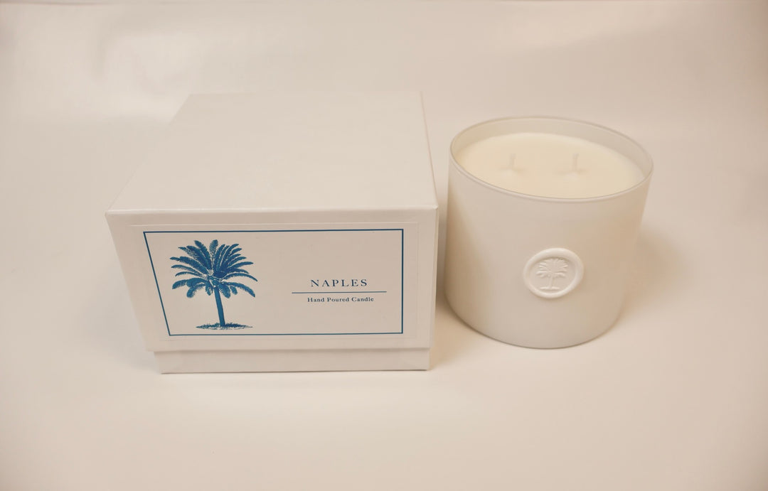 White Palm Naples Candle- 18oz