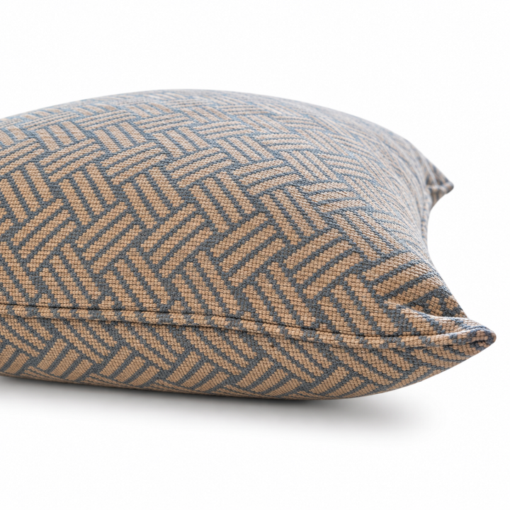 Lattice Outdoor Pillow - Sky