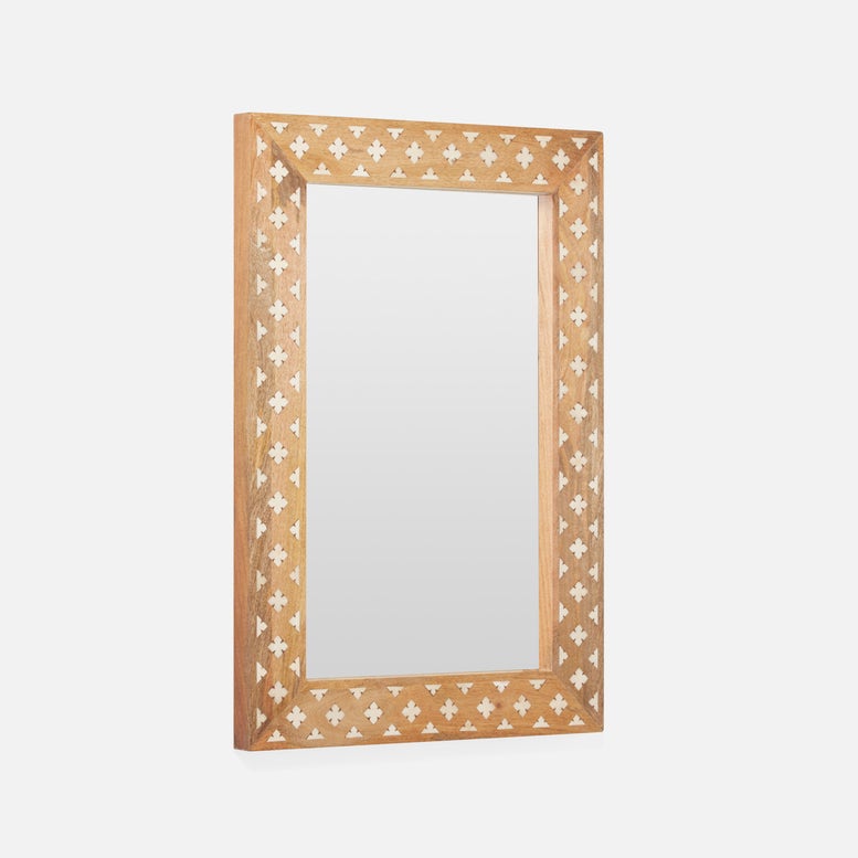 Mango/Bone Wall Mirror