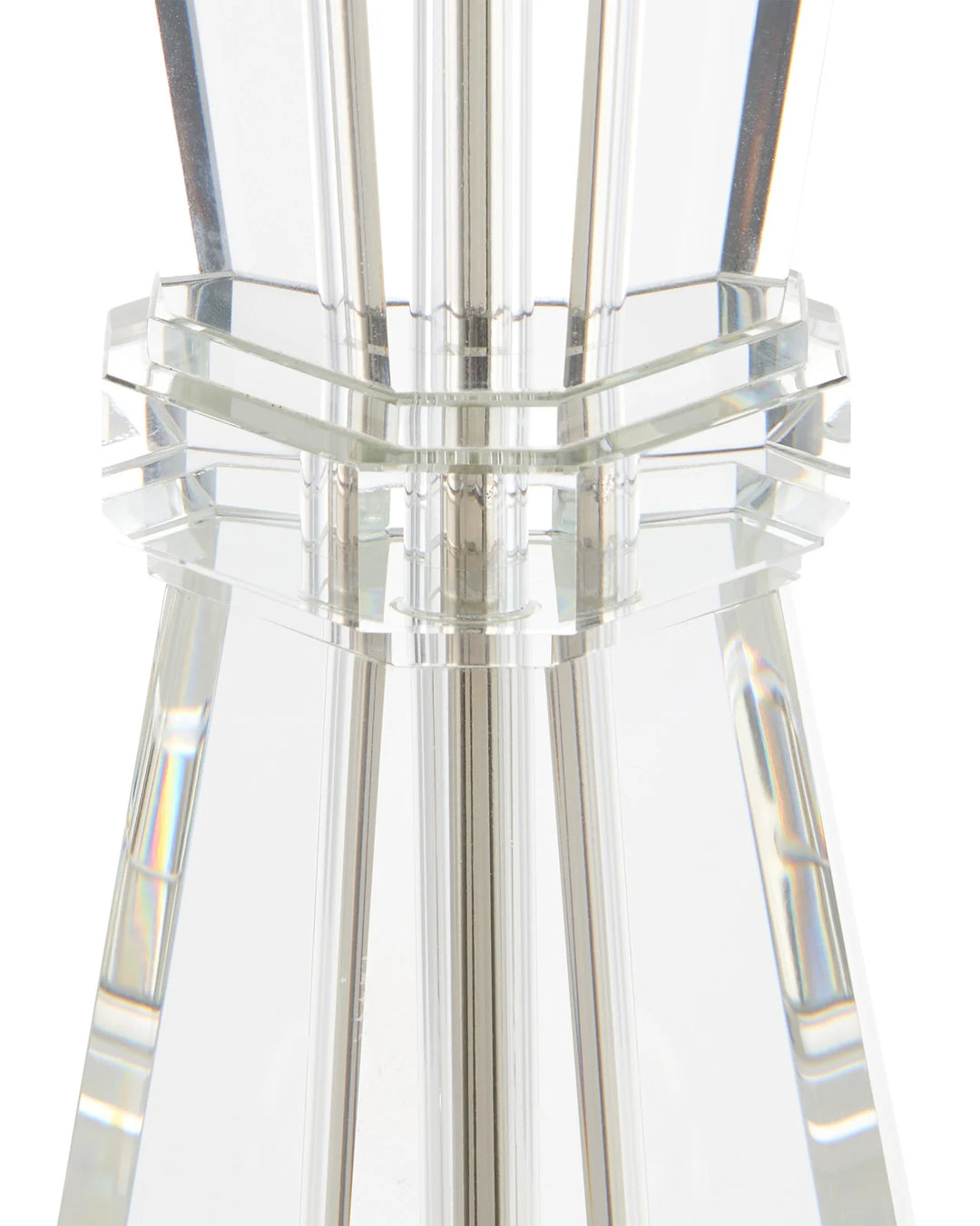 Hourglass Crystal Table Lamp