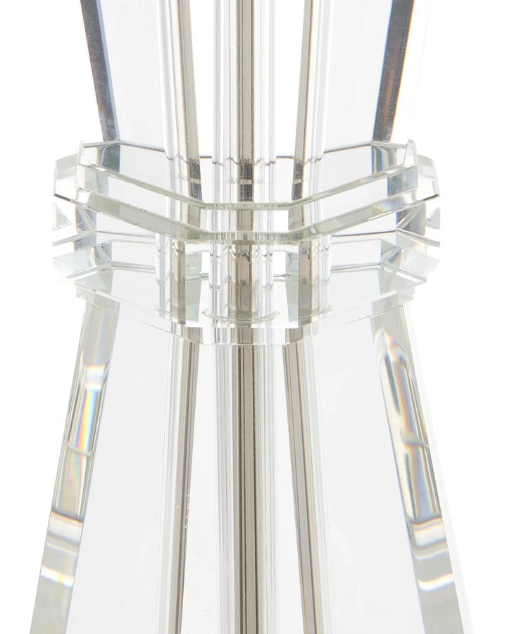 Hourglass Crystal Table Lamp
