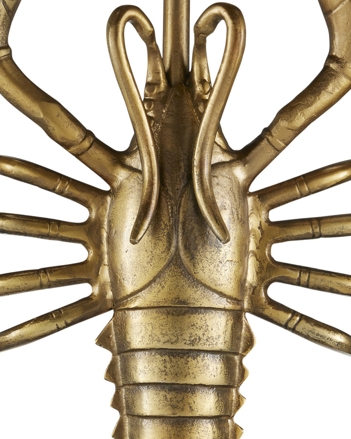 Brass Lobster Drinks Table