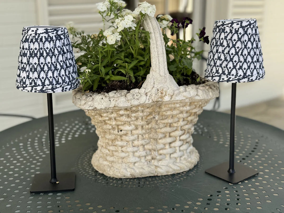Navy Fabric Shade