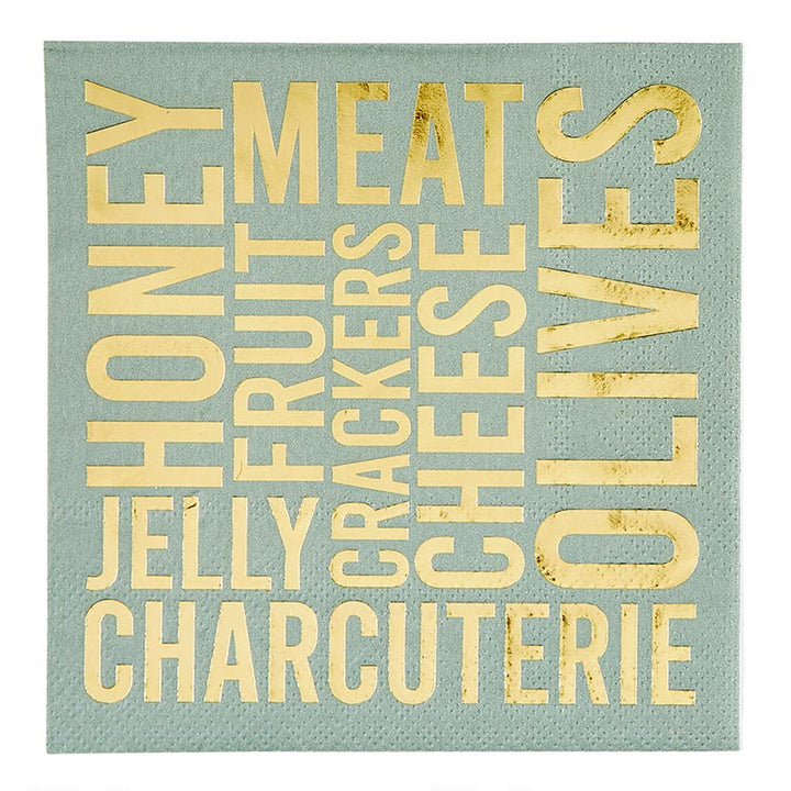 Ceramic Napkin Tray + Napkins-Charcuterie