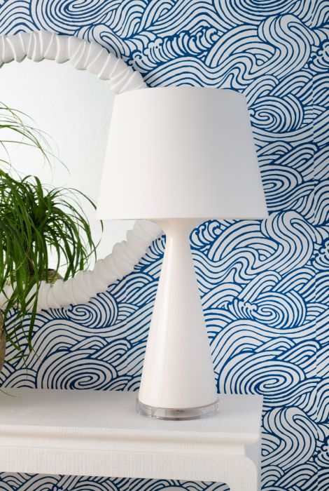 White Cloud Cone Lamp