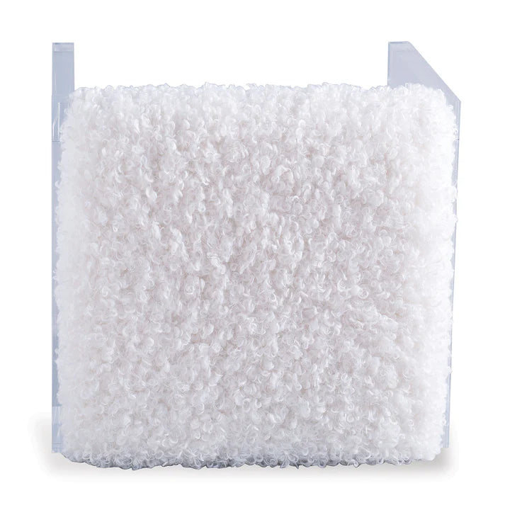 Lucite Faux Fur Bench