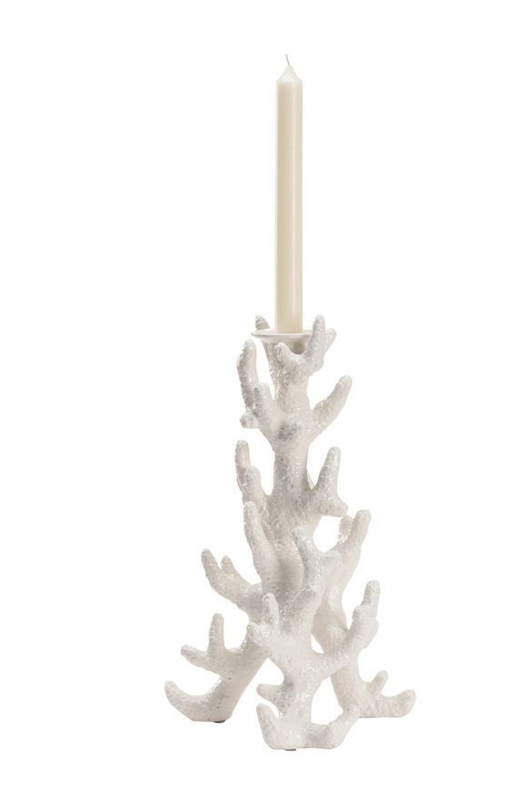 Ceramic Coral Candleholder MED