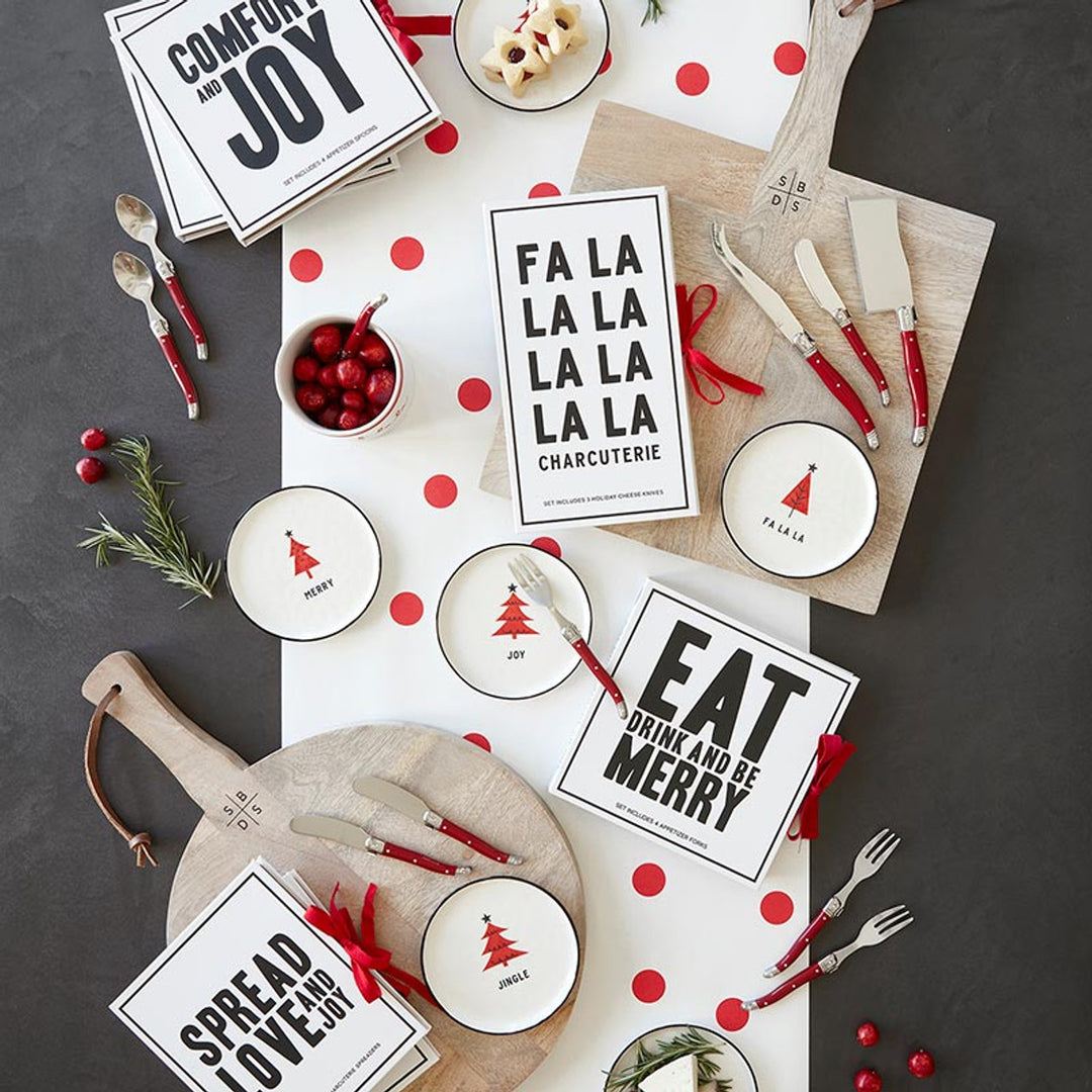 Red Charcuterie Spreaders