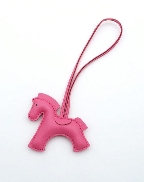 Galloping Horse Bag Charm- Pink