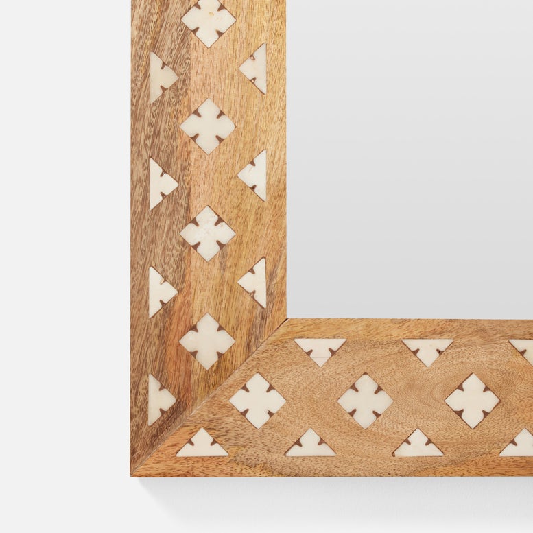 Mango/Bone Wall Mirror