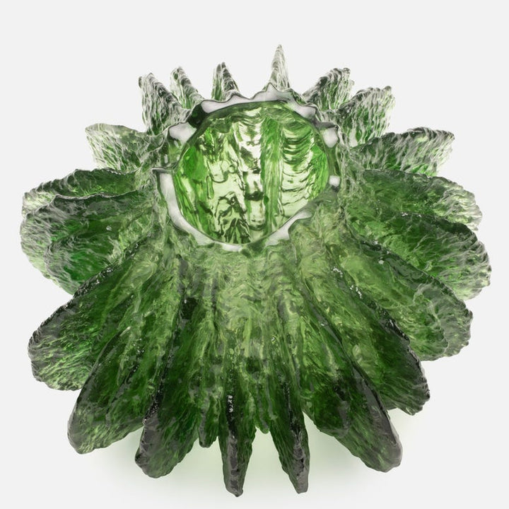 Resin Vase, Green