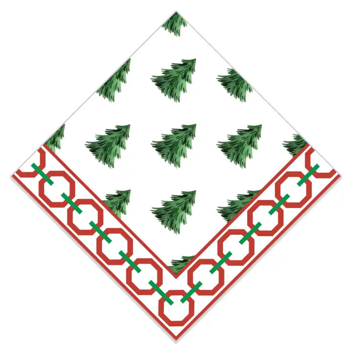 Christmas Tree Farm Cocktail Napkin
