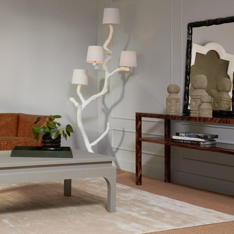 White Tree Floor Lamp