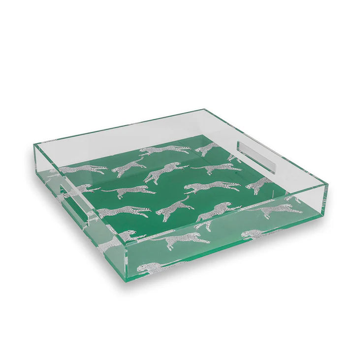 Cheetah Acrylic Tray