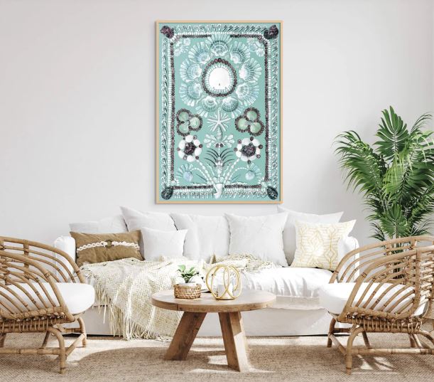 Turquoise Shell I Print