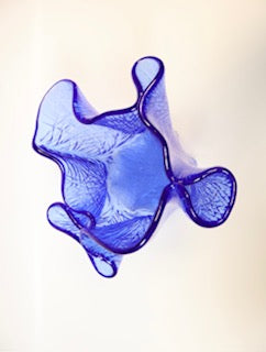 Hadeland Norway Blue Glass Bowl