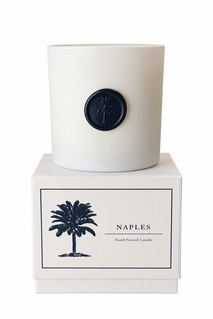 Navy Palm Naples Candles 9oz