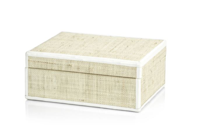 Natural Raffia Box Small