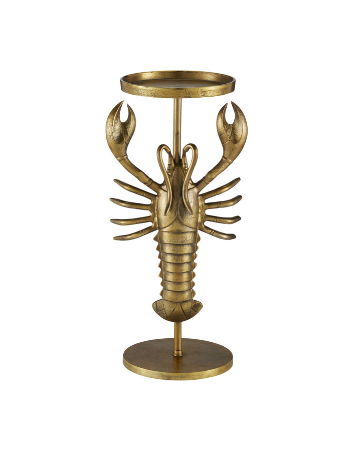 Brass Lobster Drinks Table