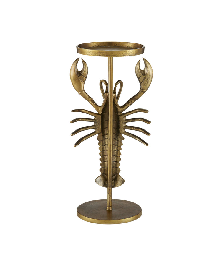 Brass Lobster Drinks Table