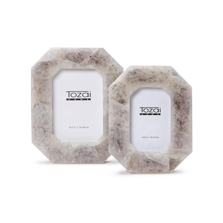 White Quartz Photo Frame