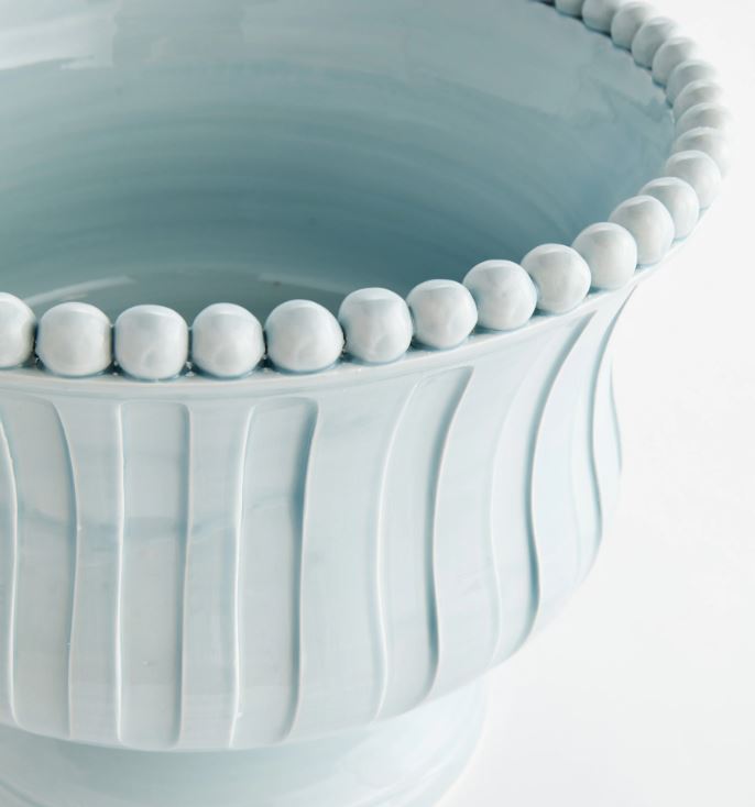 Coletta Decorative Footed Bowl-Blue