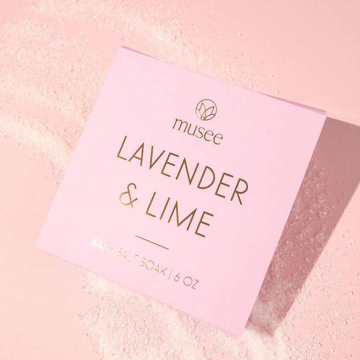 Lavender &amp; Lime Mini Bath Salt Soak