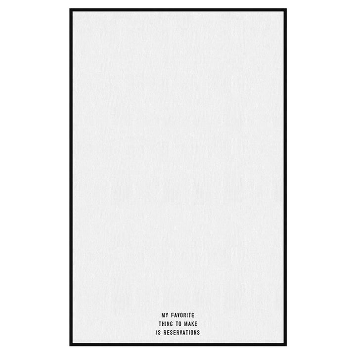 Reservations Tea Towel