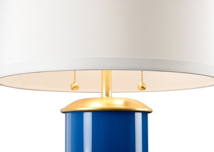 Naples Blue Cylindrical Lamp