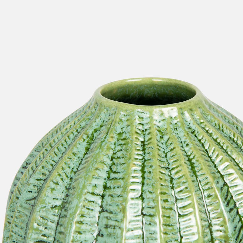 Green Ceramic Vase