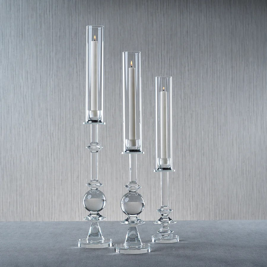 Valentina Crystal Candle Holder Medium - Pair