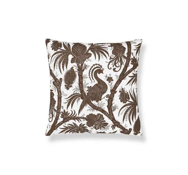 Balinese Peacock Pillow-Java