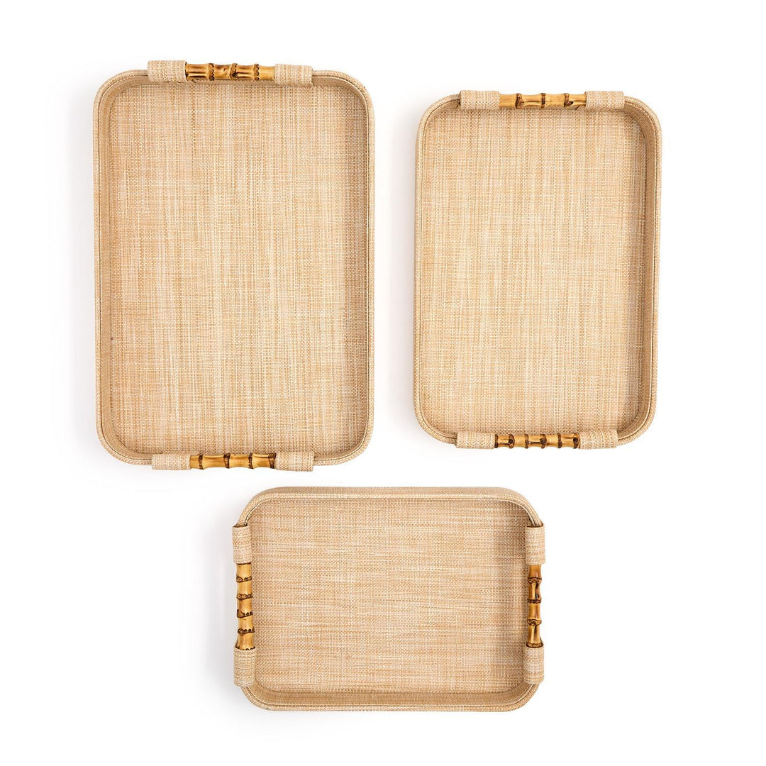 Natural Grass Rectangle Tray