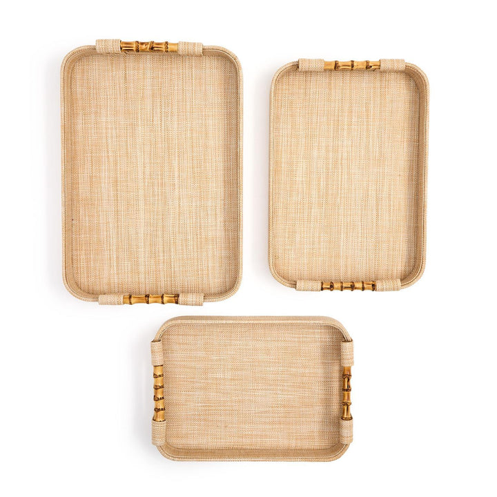 Natural Grass Rectangle Tray